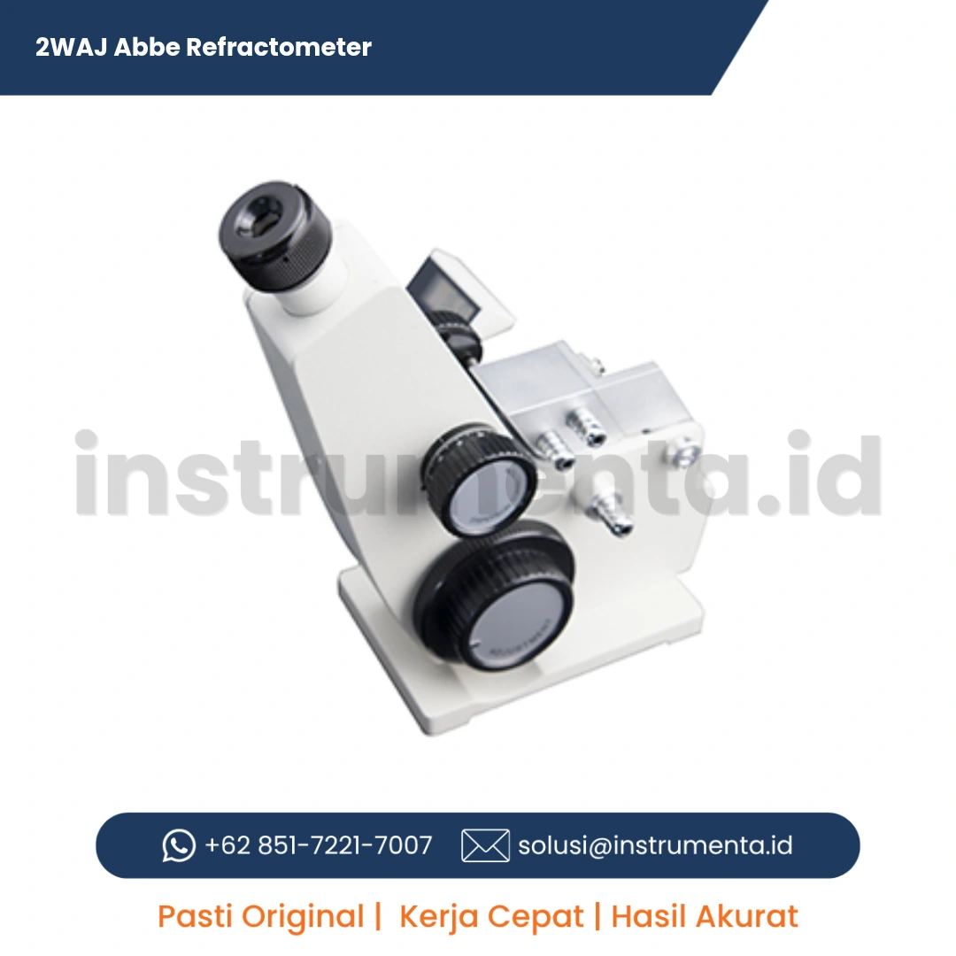 Jual AMTAST 2WAJ Abbe Refractometer Manual Monochromatic Benchtop Alat Ukur Indeks Bias Larutan